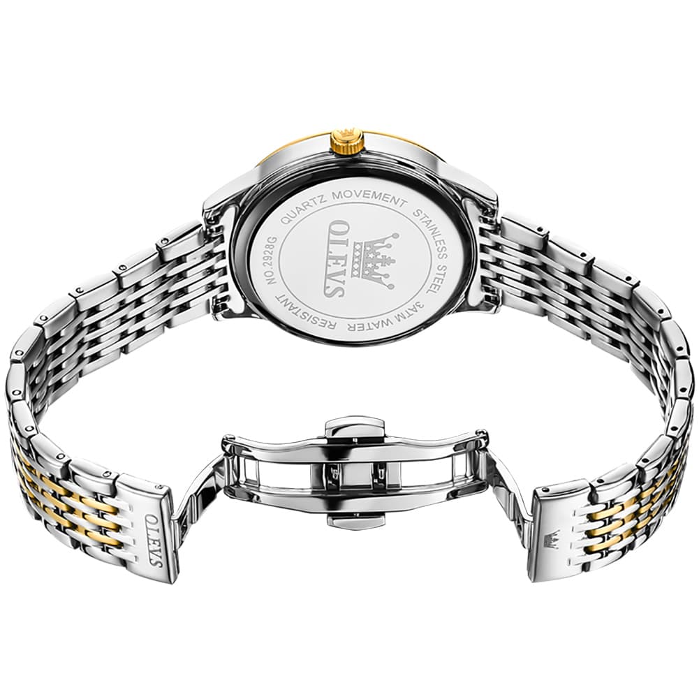 OLEVS 2929 Minimalist Day Date Quartz Watch for Men