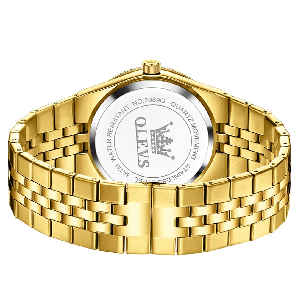 OLEVS 2989 Steel Luminous Dress Watch for Men