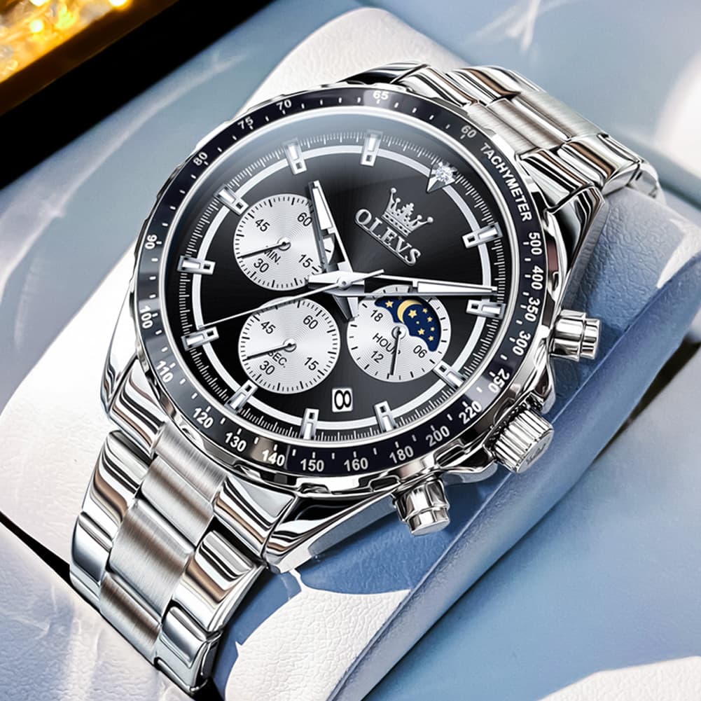 OLEVS 2945 Racing Chronograph Quartz Watch for Men