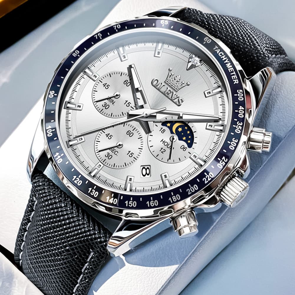 OLEVS 2945 Racing Chronograph Quartz Watch for Men