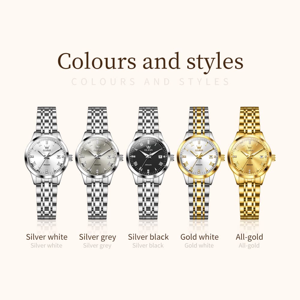 OLEVS 7062 Classic Automatic Watch For Women