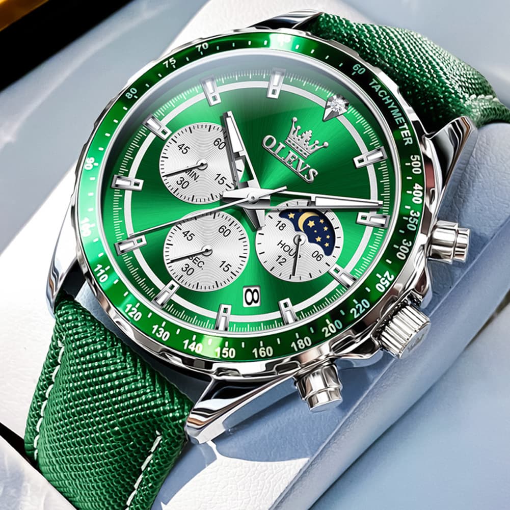 OLEVS 2945 Racing Chronograph Quartz Watch for Men