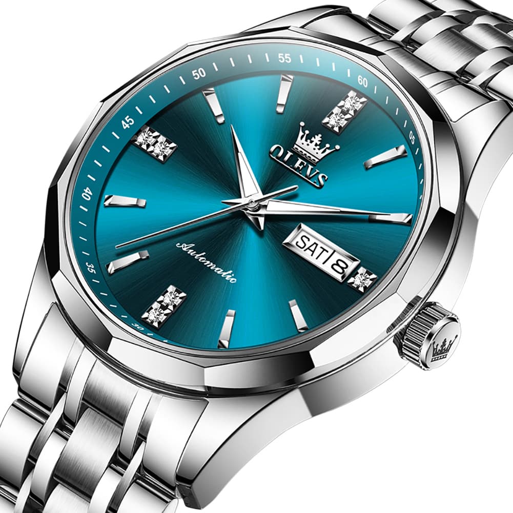 OLEVS 7056 Sapphire Crystal Automatic Watch For Men