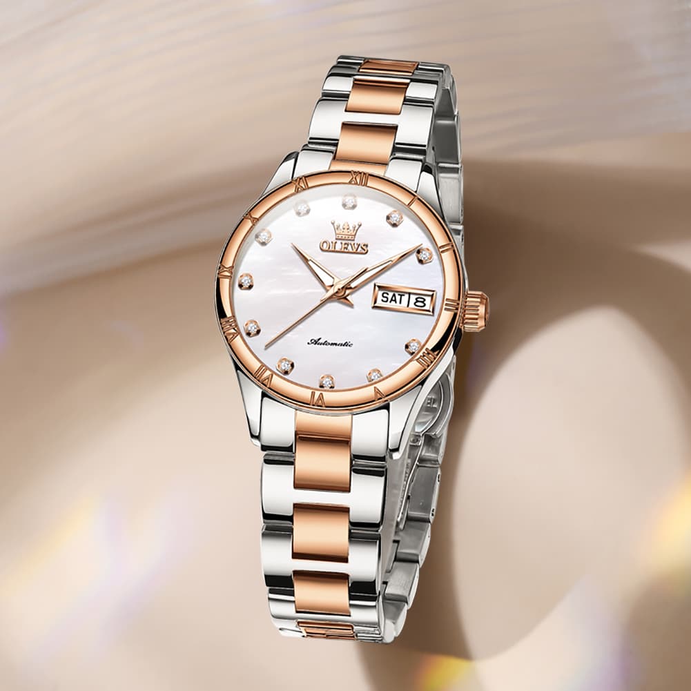 OLEVS 7030 Elegant Automatic Mechanical Watch For Women