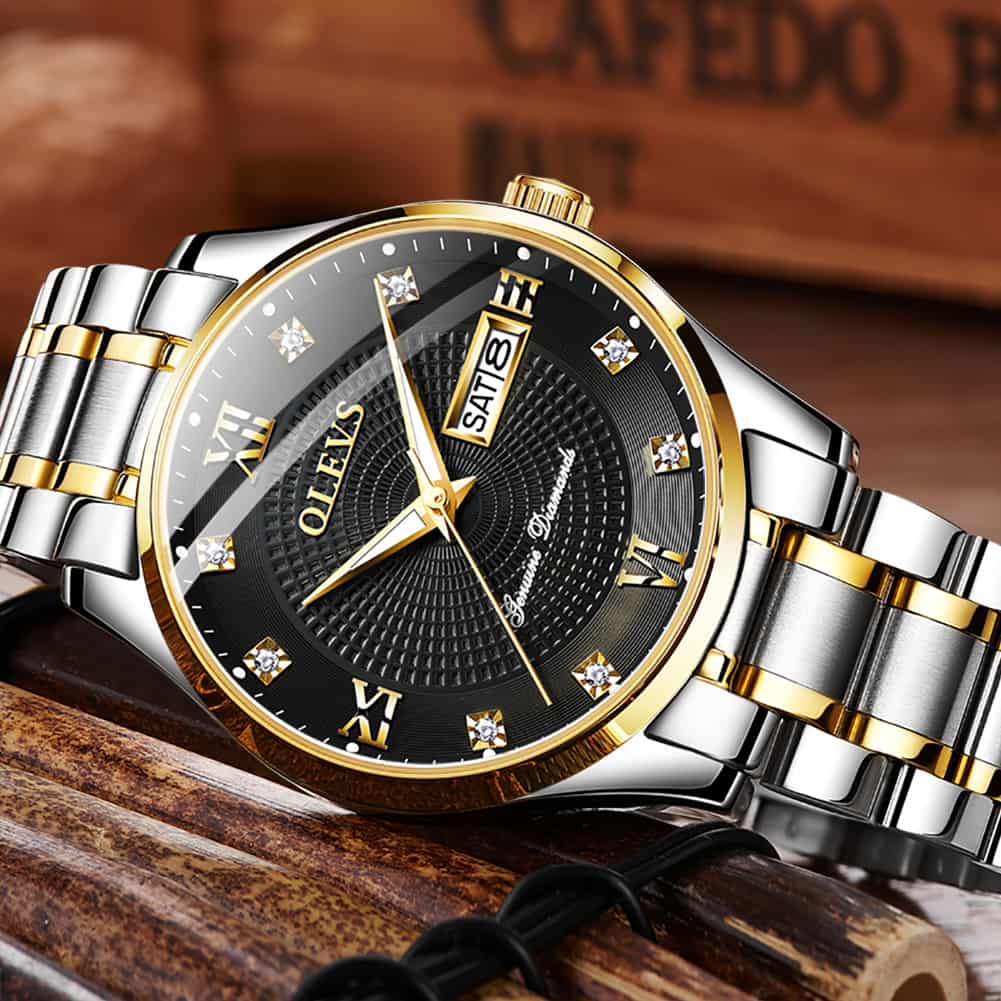 OLEVS 6603 Classic Automatic Mechanical Diamond Watch for Men