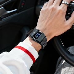 OLEVS 1112 Futuristic Cyber Cuff Digital Watch for Men