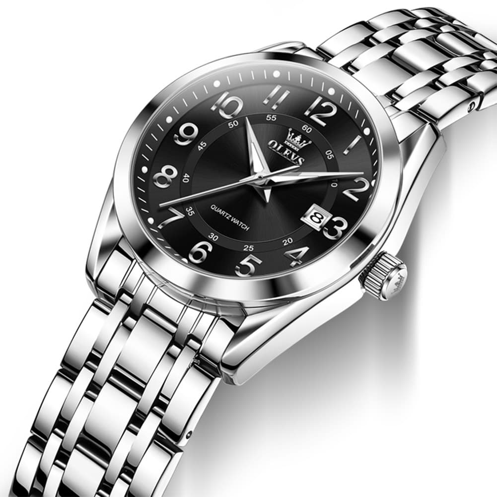 OLEVS 3666 Quartz Luminous Stainless Steel Watch For Women