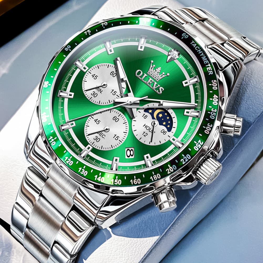 OLEVS 2945 Racing Chronograph Quartz Watch for Men
