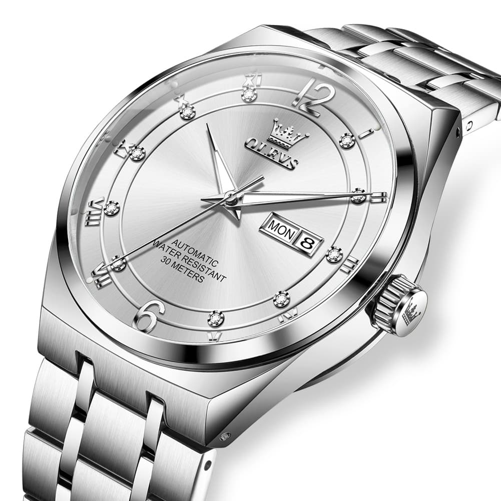 OLEVS 7068 Octagonal Luxury Sport Automatic Watch For Men