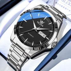 OLEVS 7090 Classic Dual Calendar Automatic Watch For Men