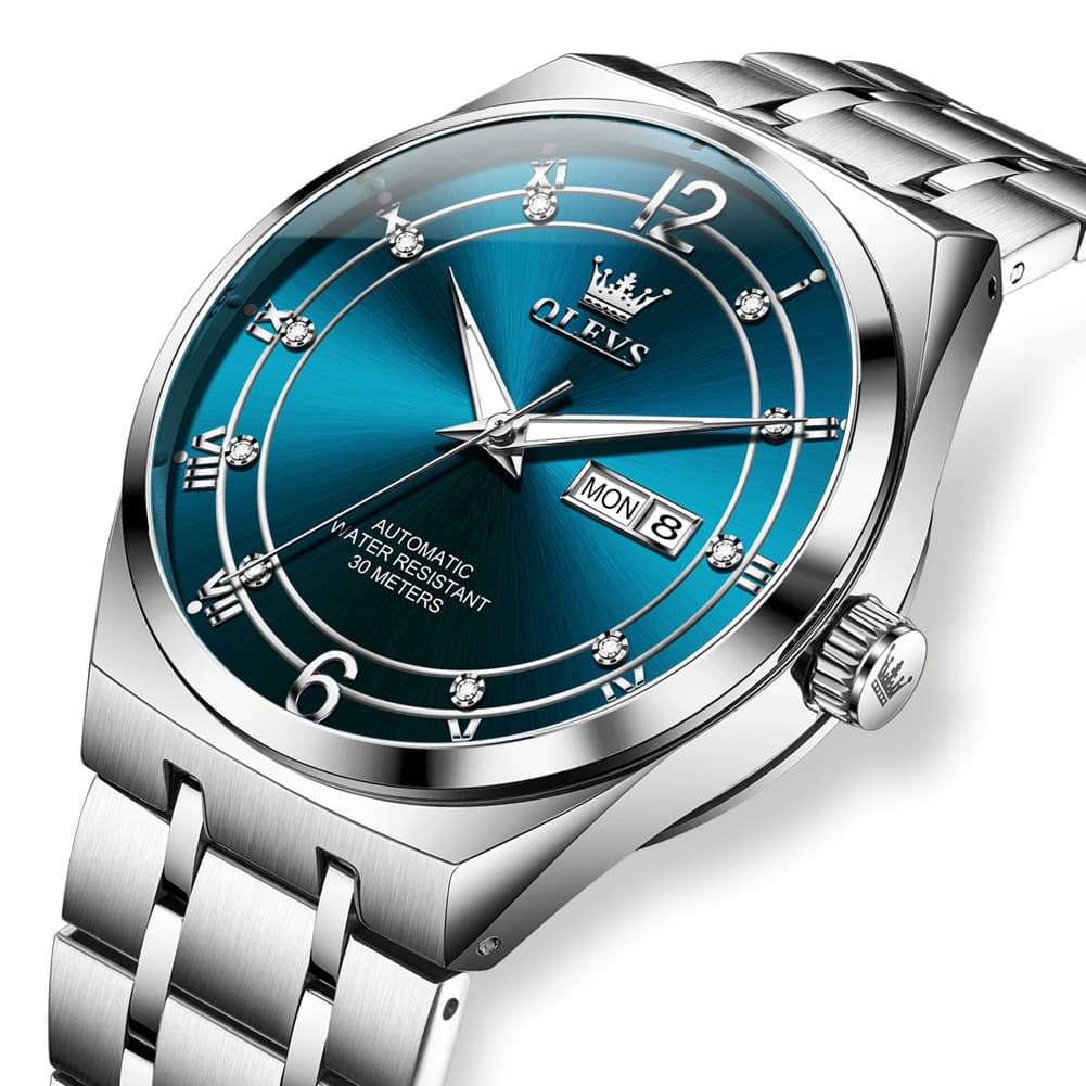 OLEVS 7068 Octagonal Luxury Sport Automatic Watch For Men