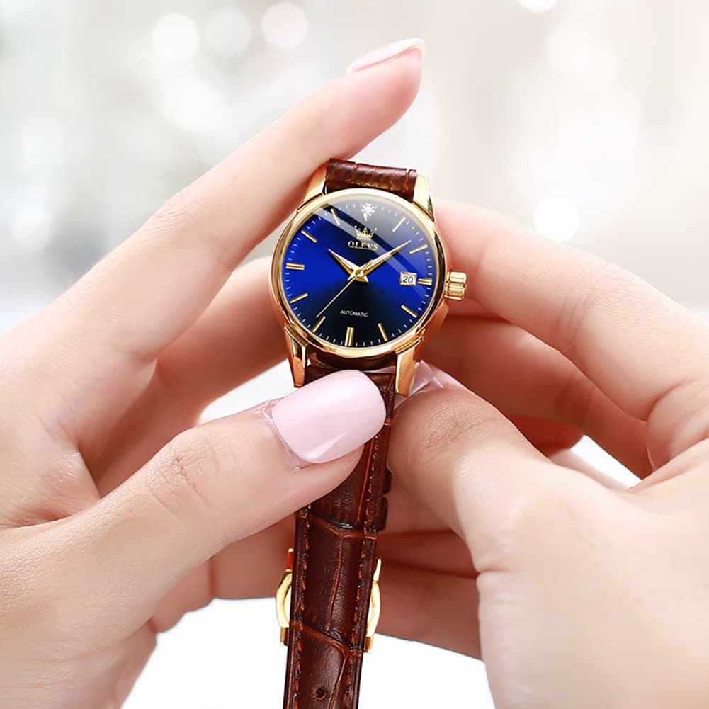 OLEVS 6629 Petite Minimalist Mechanical Watch for Women