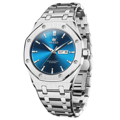 OLEVS 3726 Octagonal Luminous Quartz Watch for Men