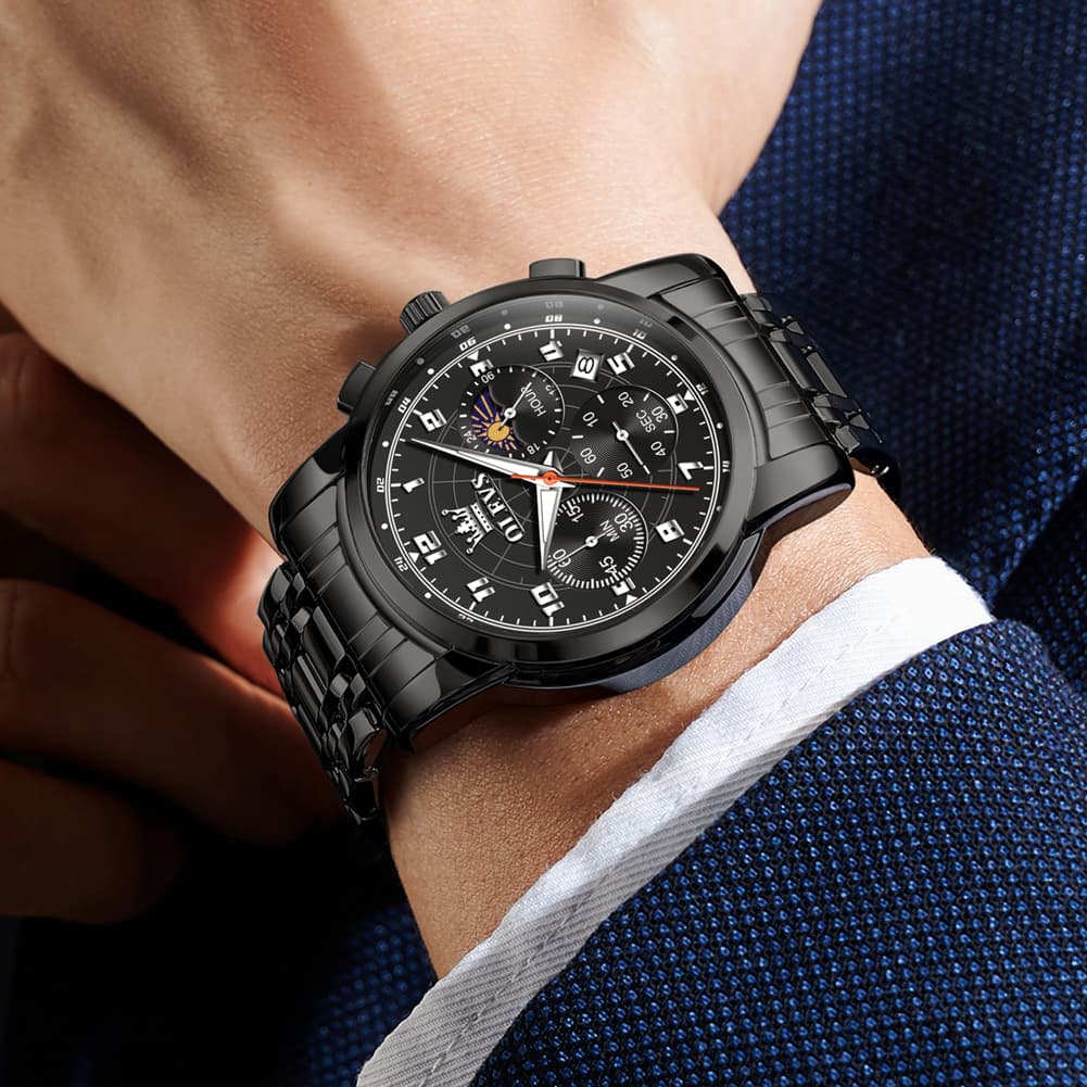 OLEVS 2983 Youthful Chronograph Quartz Watch for Men