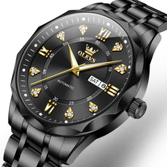 OLEVS 6727 Automatic Mechanical Diamond Watch For Men