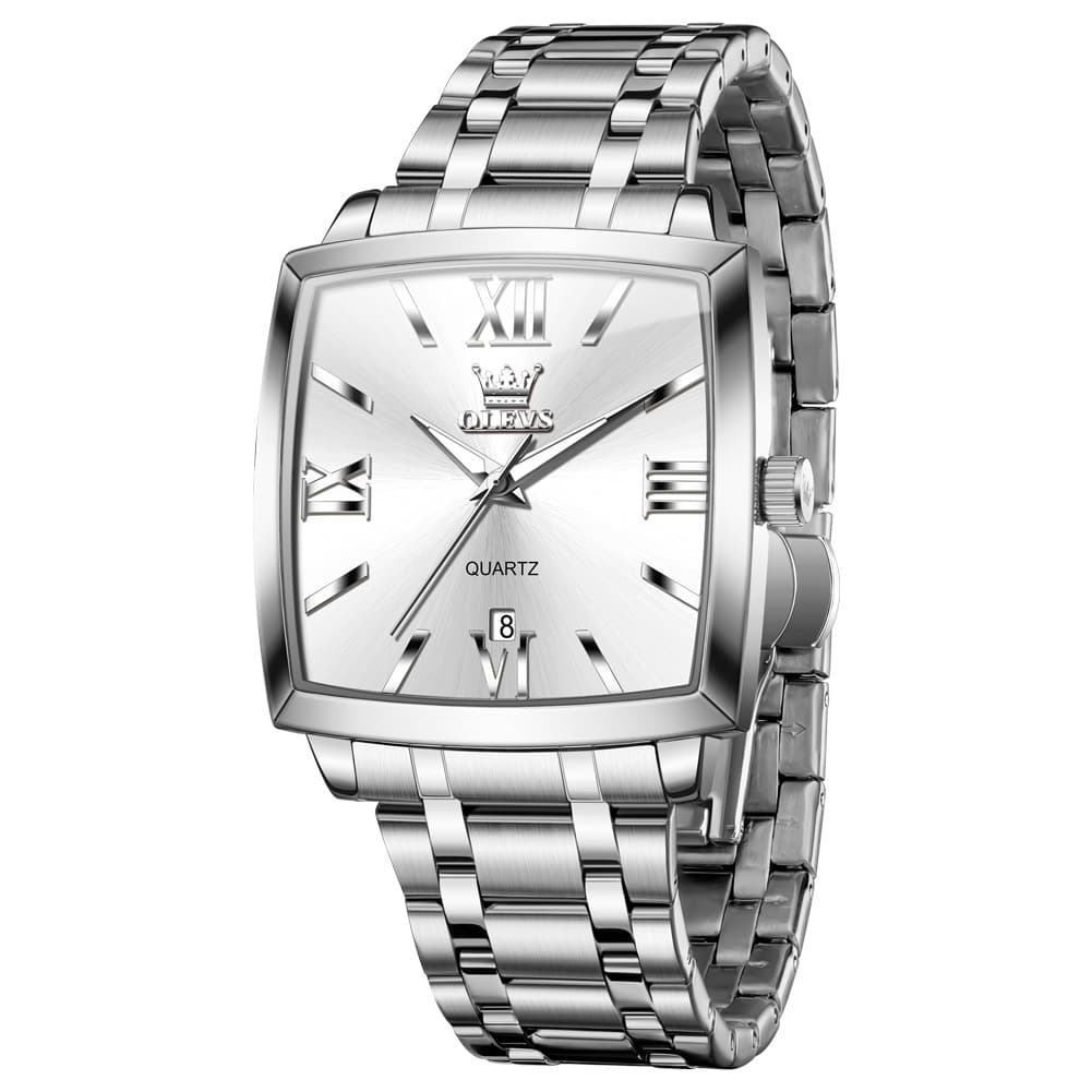 OLEVS 2969 Square Classic Quartz Watch for Men