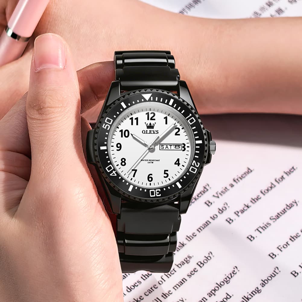 OLEVS 2703 Ultra Light Casual Sport Watch for Men Women