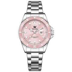 OLEVS 5885 Sporty Chic Luxury Dive Style Watch for Women
