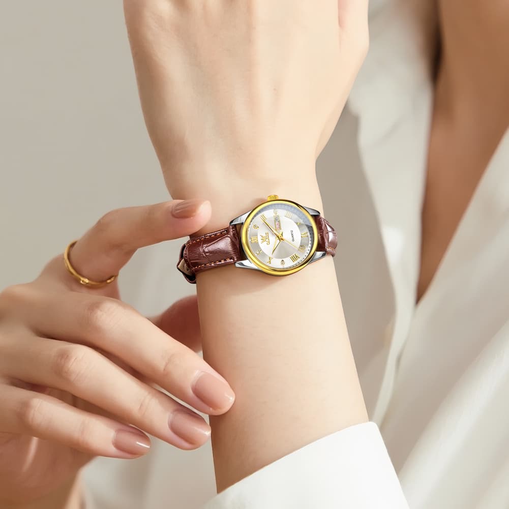 OLEVS 3649 Ultra-thin Classic Quartz Watch for Women