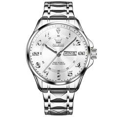 OLEVS 2910 Diamond Day Date Quartz Watch for Men