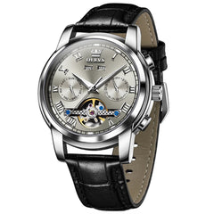 OLEVS 6607 Automatic Mechanical Tourbillon Design Watch for Men