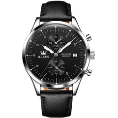 OLEVS 2880 Minimalist Slim Dress Chronograph Watch for Men