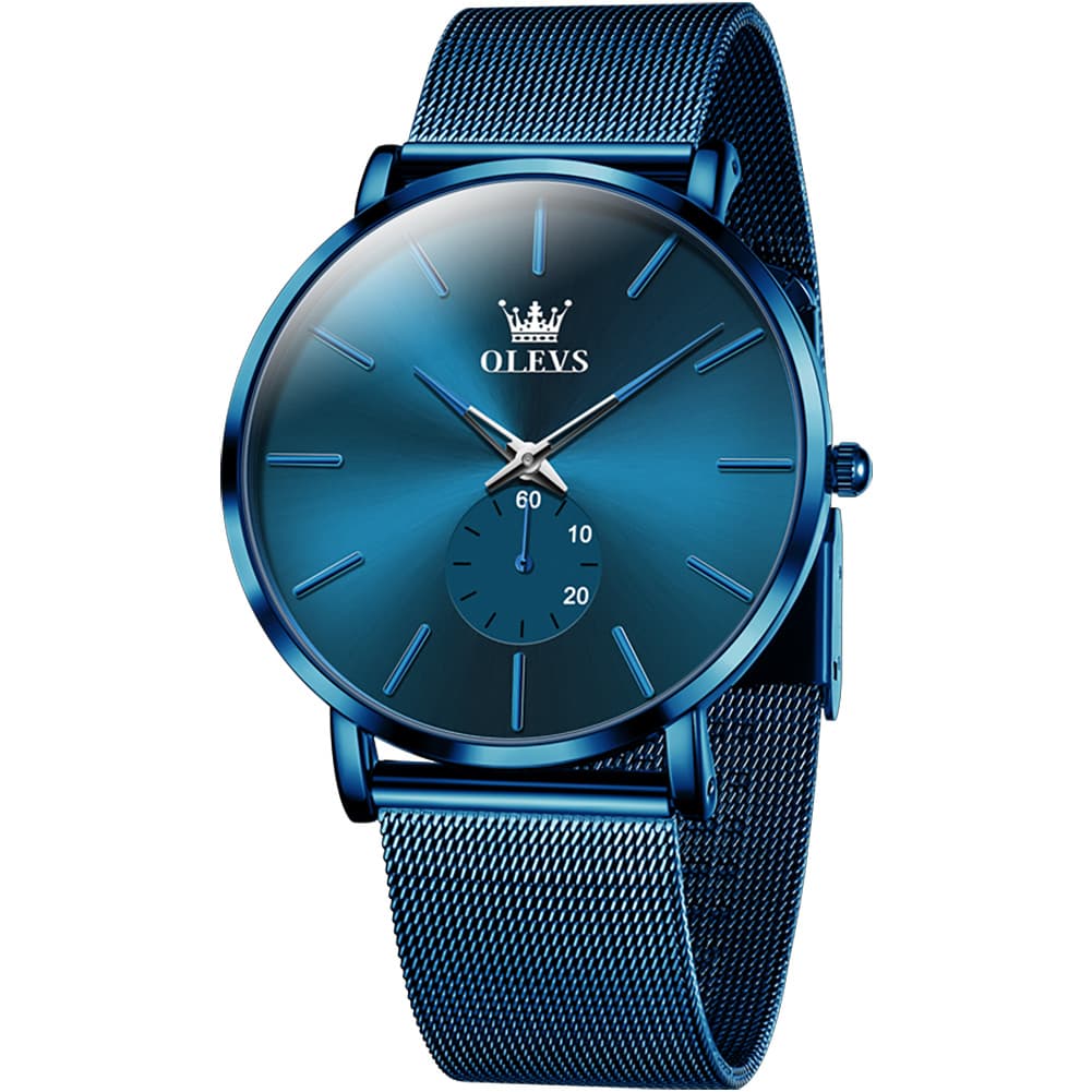 OLEVS 9954 Ultra Thin Milanese Mesh Quartz Watch for Men