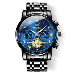 OLEVS 2859 Luxury Moon Phase Chronograph Quartz Watch for Men