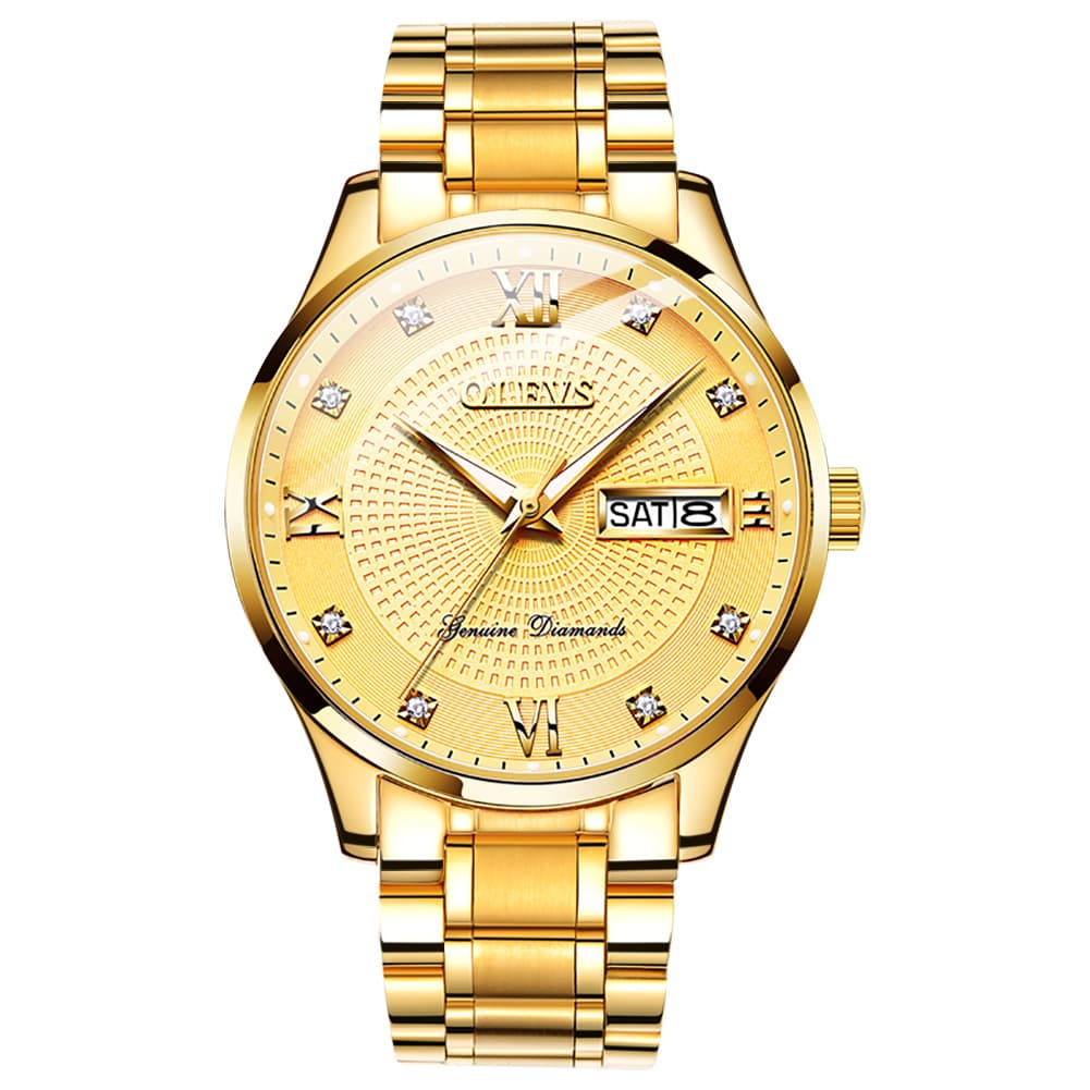 OLEVS 6603 Classic Automatic Mechanical Diamond Watch for Men