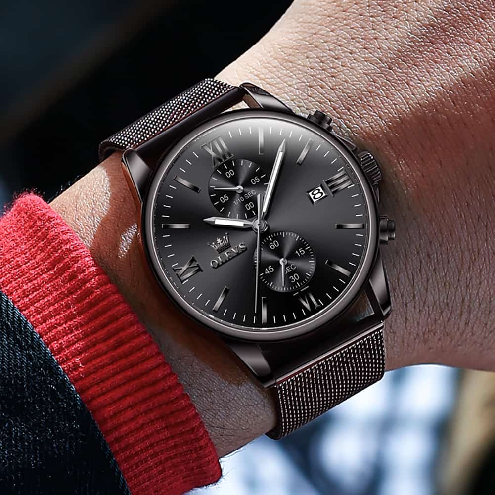 OLEVS 2886 Classic Chronograph Quartz Watch for Men