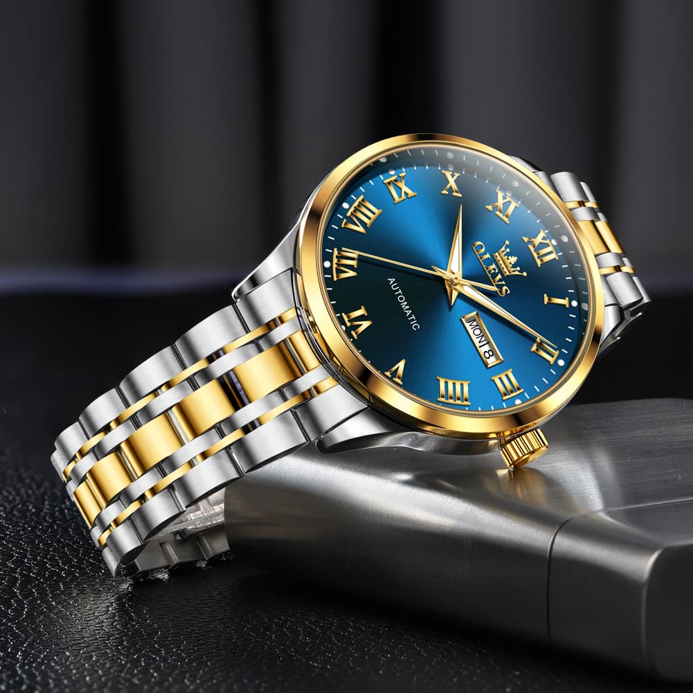 OLEVS 7060 Classic Roman Numeral Automatic Watch For Men