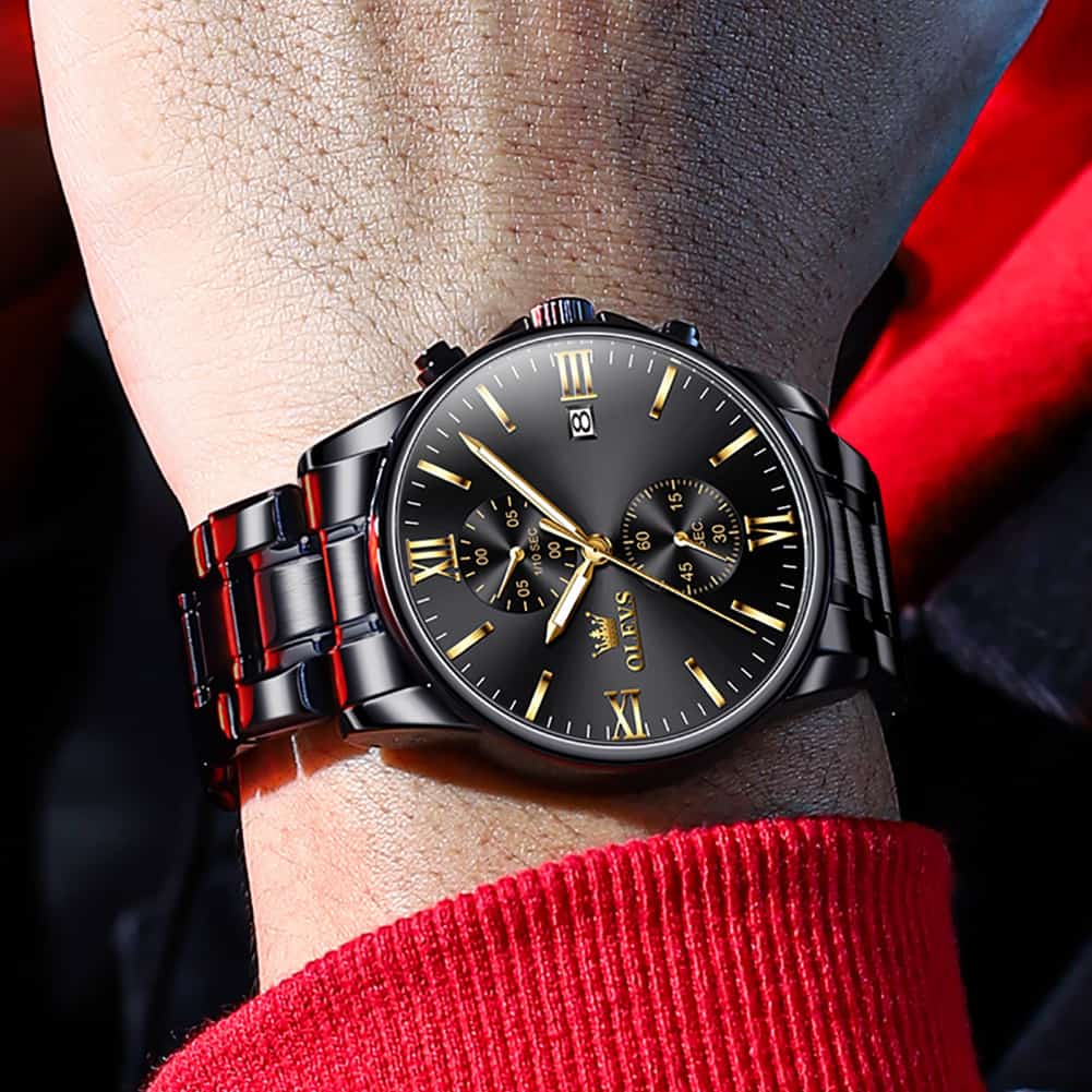 OLEVS 2886 Classic Chronograph Quartz Watch for Men