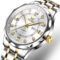 OLEVS 6727 Automatic Mechanical Diamond Watch For Men