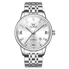 OLEVS 6723 Diamond Roman Numeral Automatic Mechanical Watch For Men