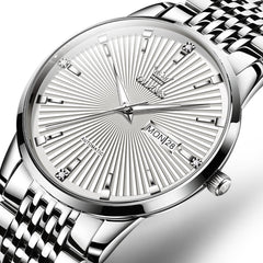 OLEVS 6653 Stainless Steel Automatic Mechanical Watch for Men