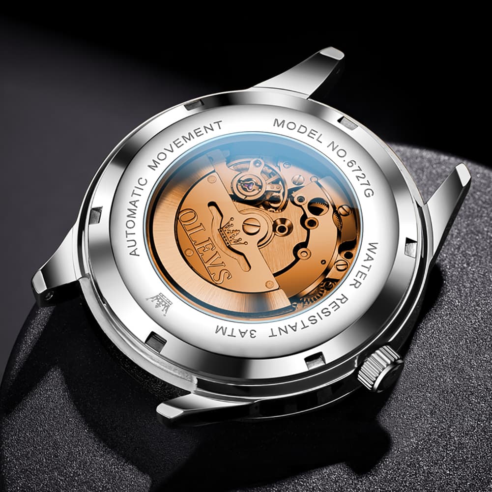 OLEVS 6727 Automatic Mechanical Diamond Watch For Men