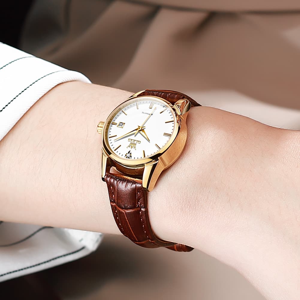 OLEVS 6629 Petite Minimalist Mechanical Watch for Women