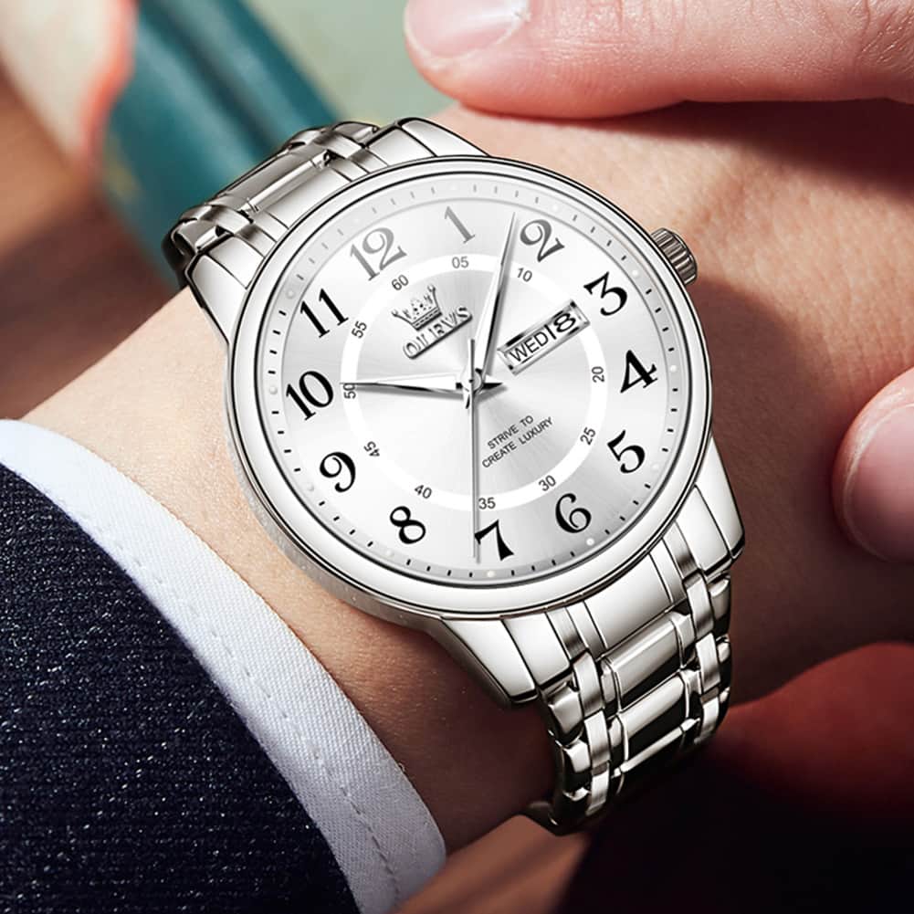 OLEVS 2891 Classic Digital Dial Couples Watch for Men Women