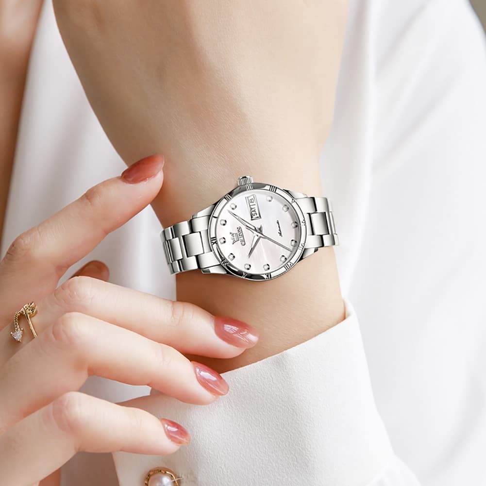OLEVS 7030 Elegant Automatic Mechanical Watch For Women