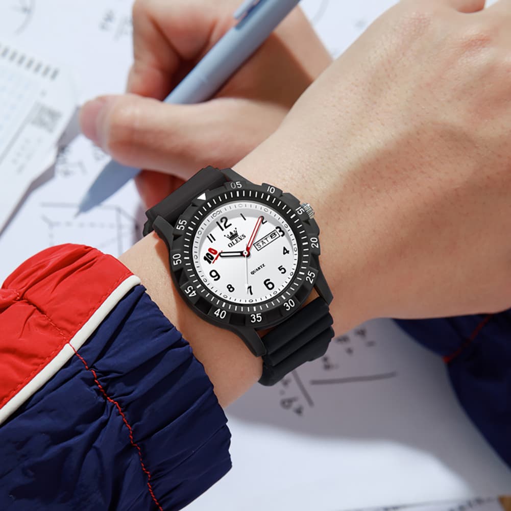 OLEVS 2705 Campus Good Luck Sport Watch for Youth Students