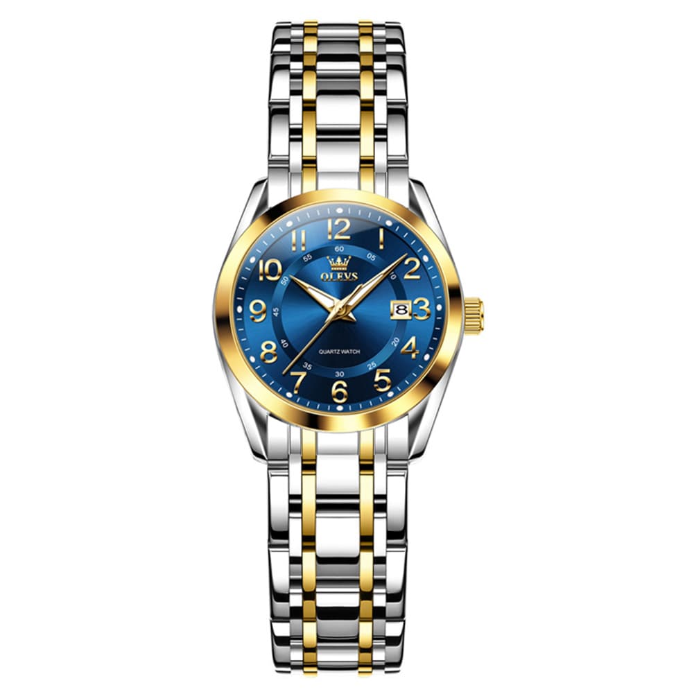 OLEVS 3666 Quartz Luminous Stainless Steel Watch For Women