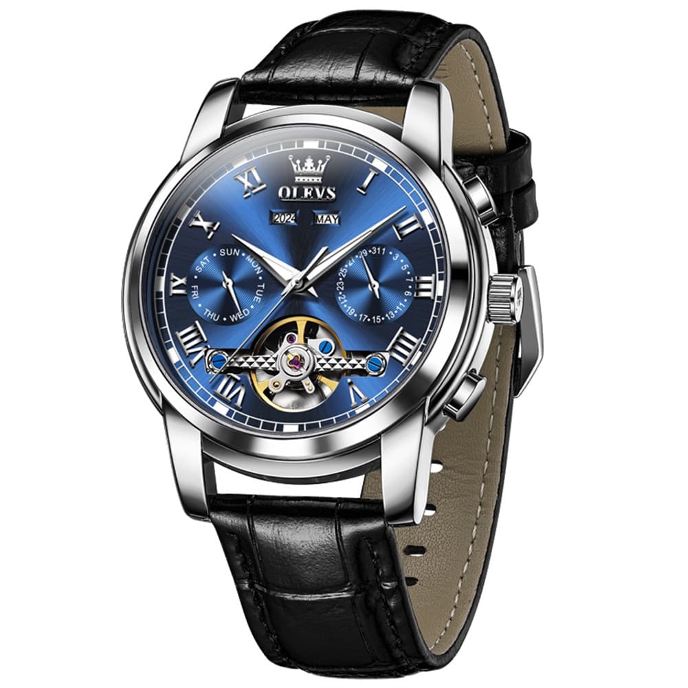 OLEVS 6607 Automatic Mechanical Tourbillon Design Watch for Men