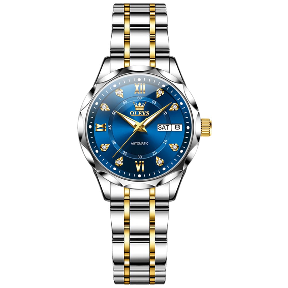 OLEVS 6727 Automatic Diamond Mechanical Watch For Women
