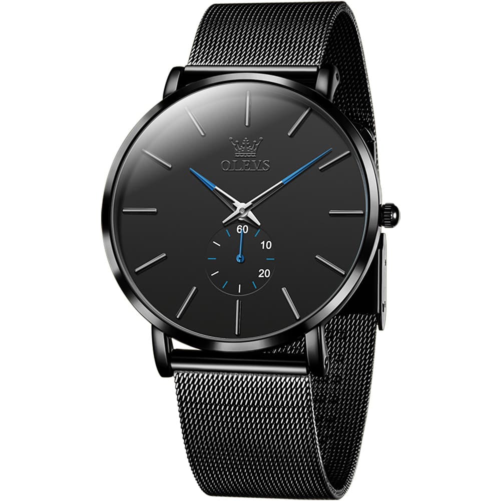 OLEVS 9954 Ultra Thin Milanese Mesh Quartz Watch for Men