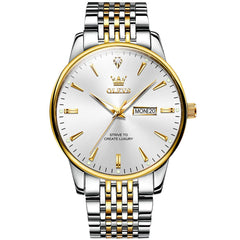 OLEVS 2929 Minimalist Day Date Quartz Watch for Men