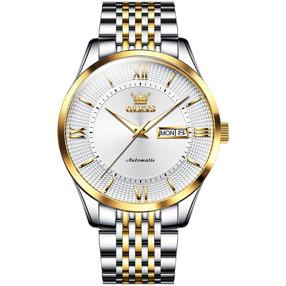 OLEVS 6657 Stainless Steel Automatic Mechanical Watch for Men