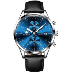 OLEVS 2880 Minimalist Slim Dress Chronograph Watch for Men