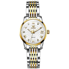 OLEVS 6630 Petite Sunburst Mechanical Watch for Women