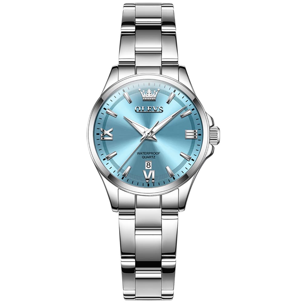 OLEVS 3668 Quartz Pastel Stainless Steel Watch For Women