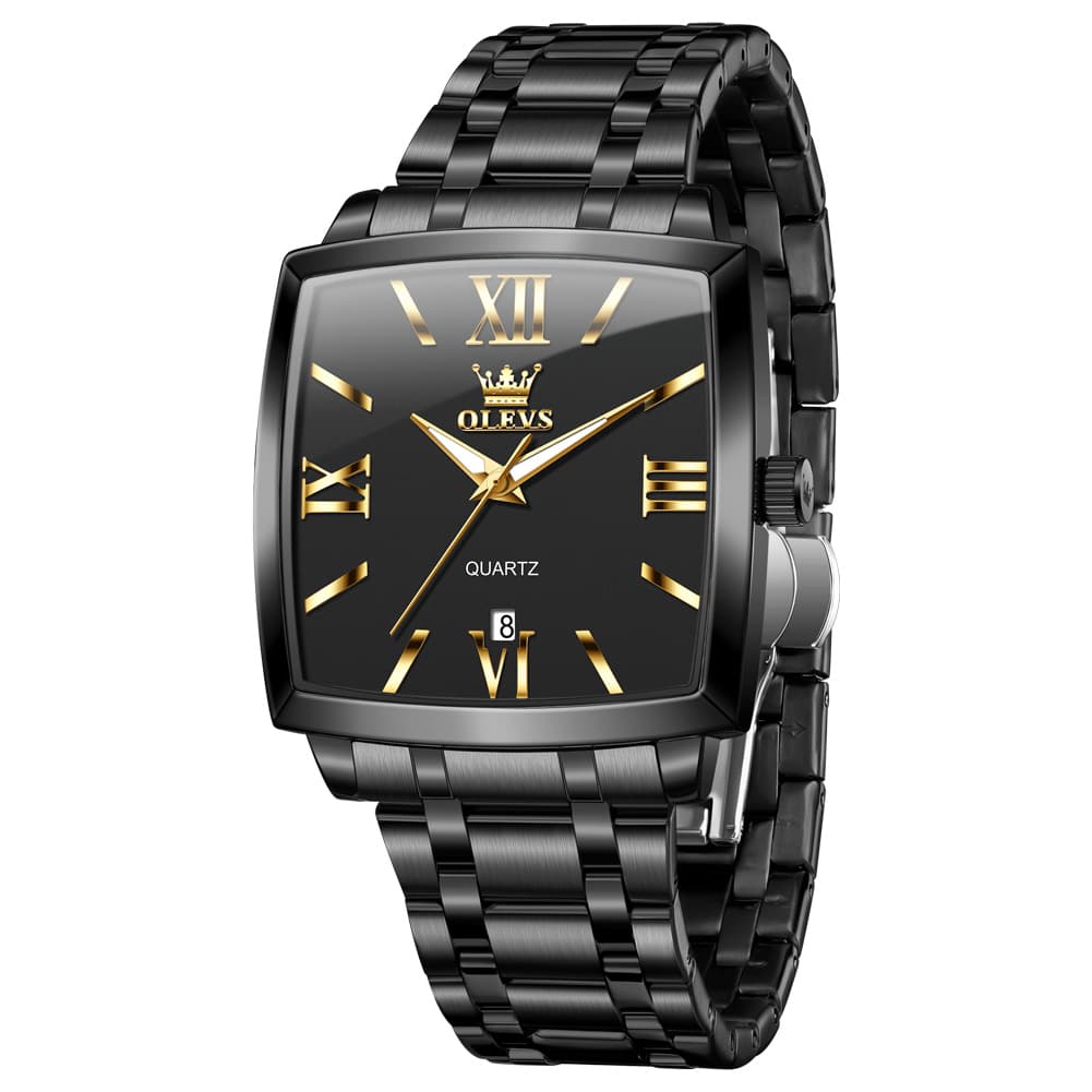 OLEVS 2969 Square Classic Quartz Watch for Men